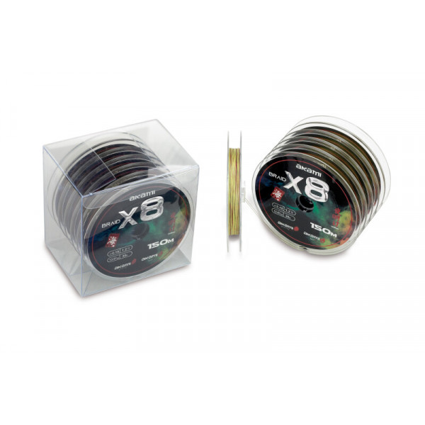 Modelo X8 Akami Yoake 150mt x6  Multicolor